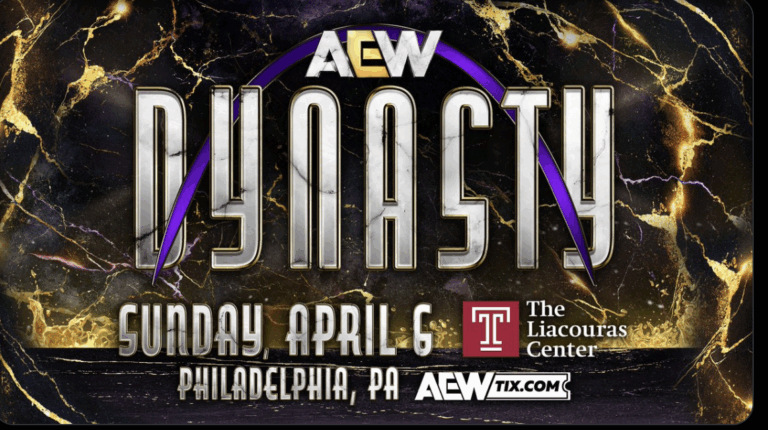 AEW Dynasty logo, first AEW Philadelphia PPV